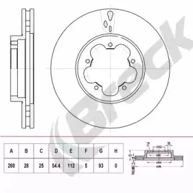Тормозной диск BRECK купить